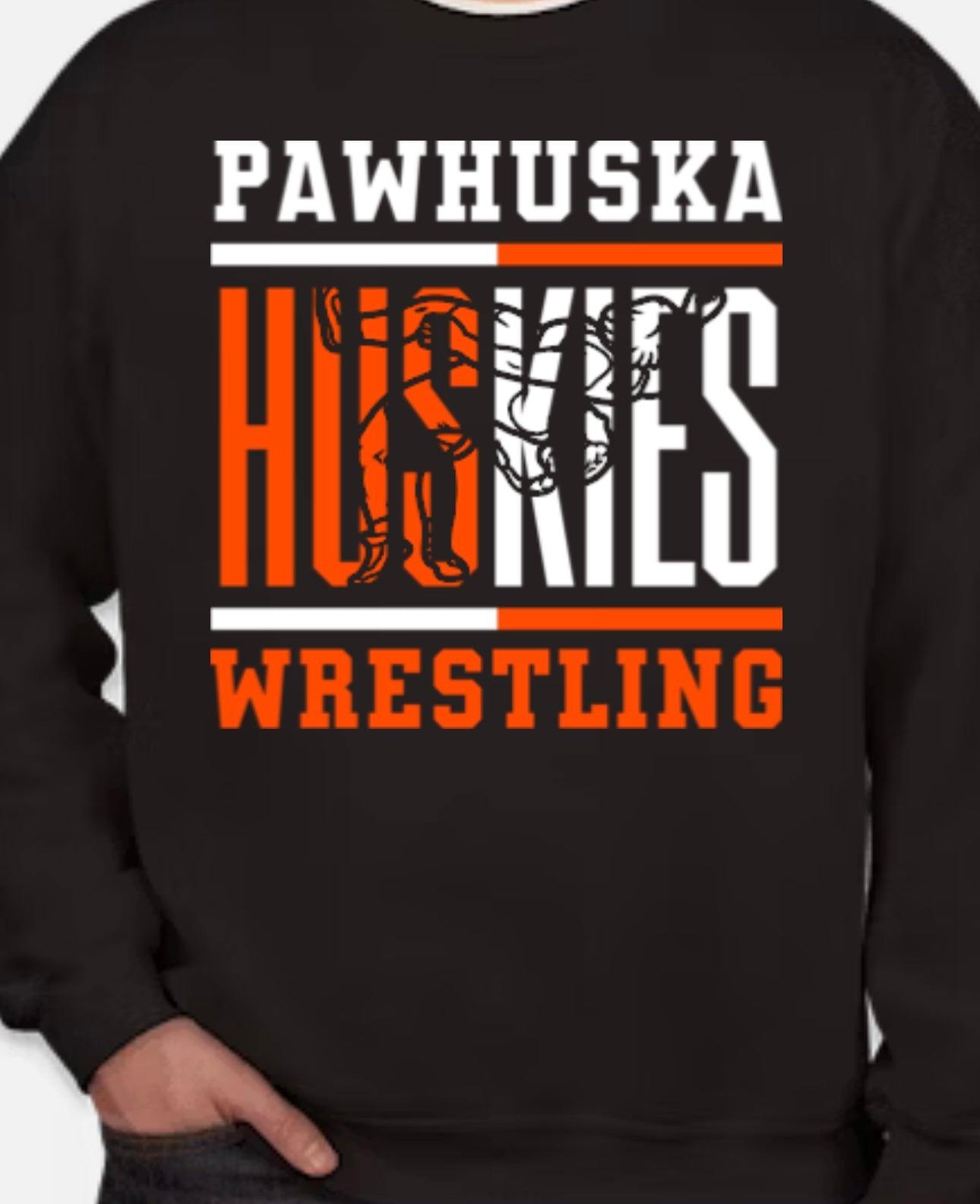 Pawhuska Girls Wrestling Crewneck