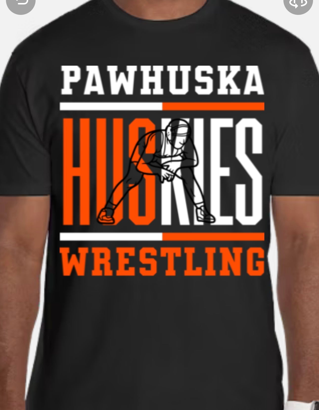 Pawhuska Wrestling Long Sleeve T-Shirt