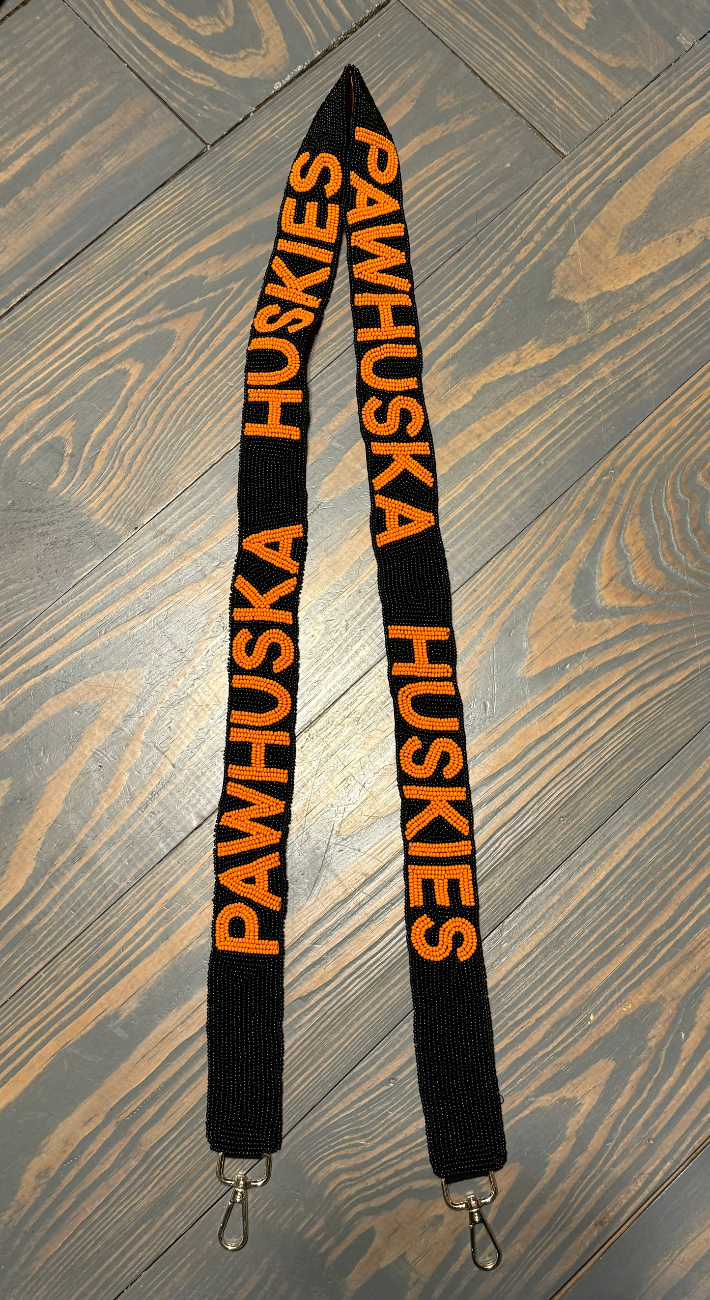 Pawhuska Huskies Beaded Purse Strap