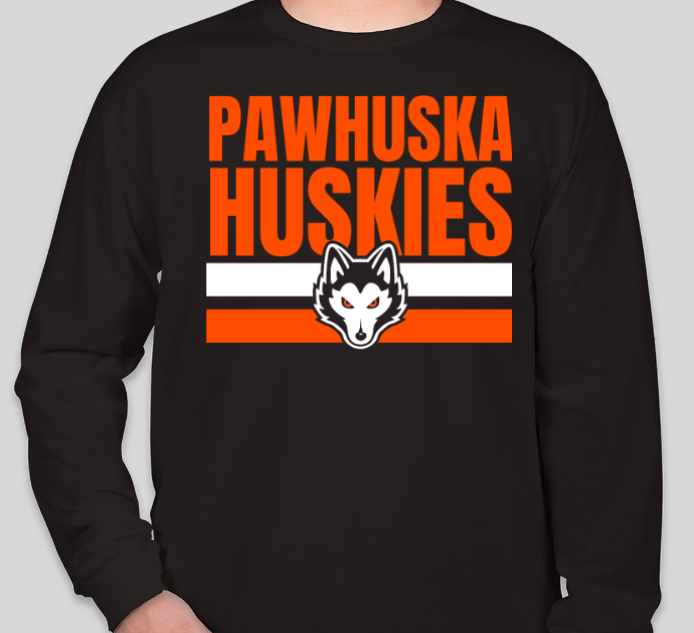 Pawhuska Huskies Unisex Long Sleeve Tee