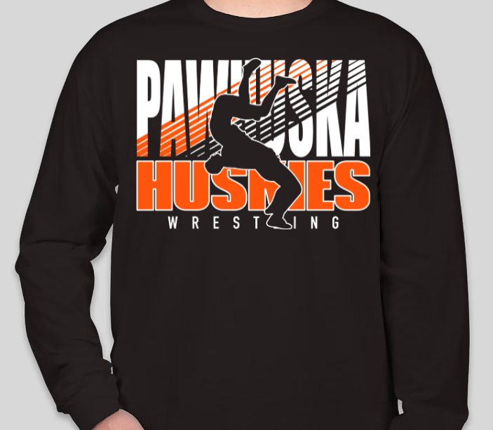 Pawhuska Huskie Wrestling Long Sleeve Tee