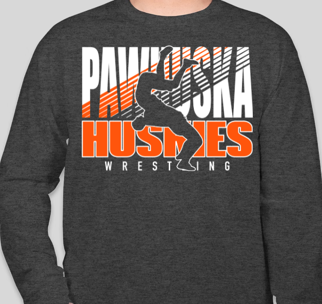 Pawhuska Huskie Wrestling Long Sleeve Tee