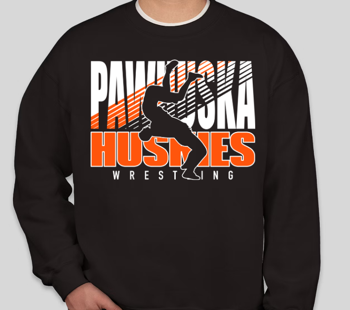 Pawhuska Huskie Wrestling Crewneck