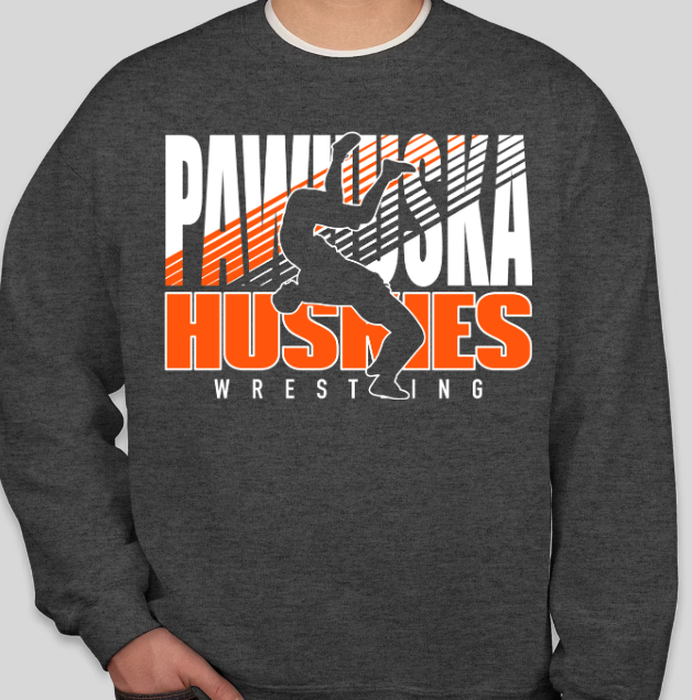 Pawhuska Huskie Wrestling Crewneck