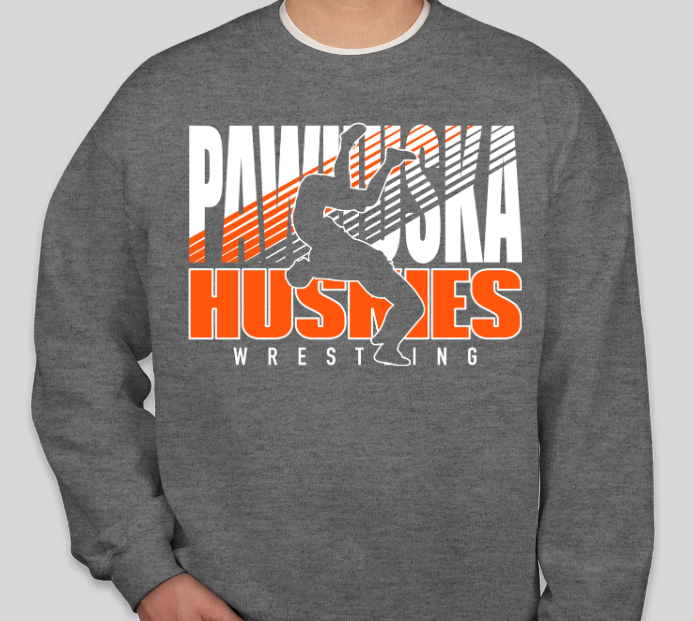 Pawhuska Huskie Wrestling Crewneck