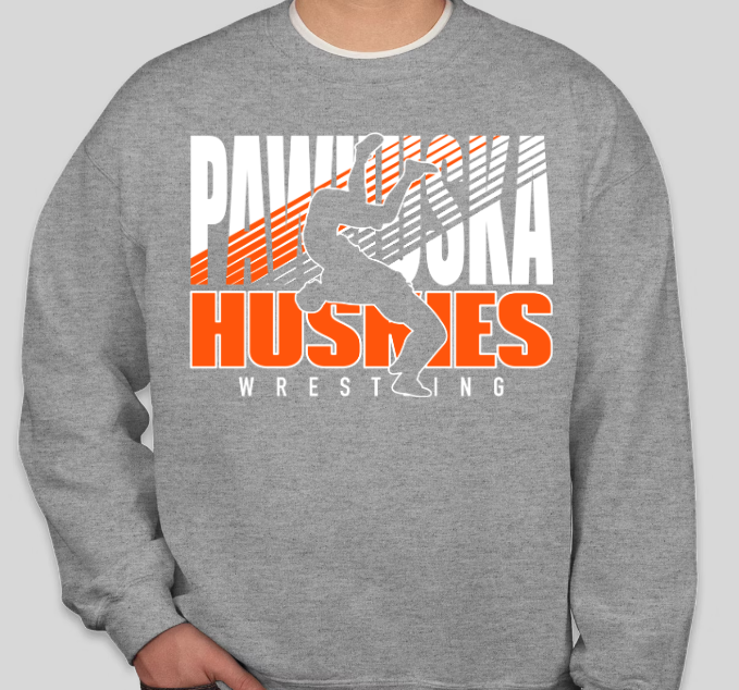 Pawhuska Huskie Wrestling Crewneck