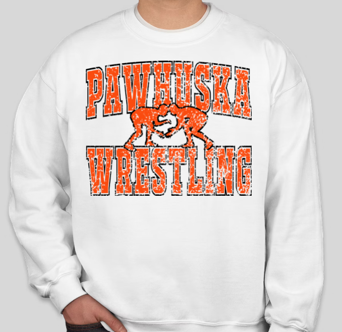 Pawhuska Huskie Wrestling Crewneck