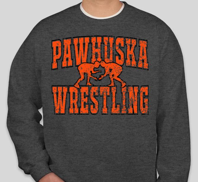 Pawhuska Huskie Wrestling Crewneck