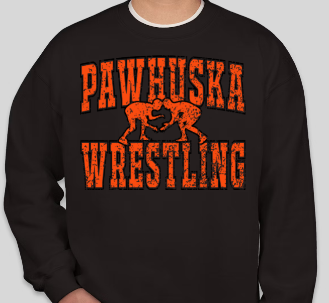 Pawhuska Huskie Wrestling Crewneck