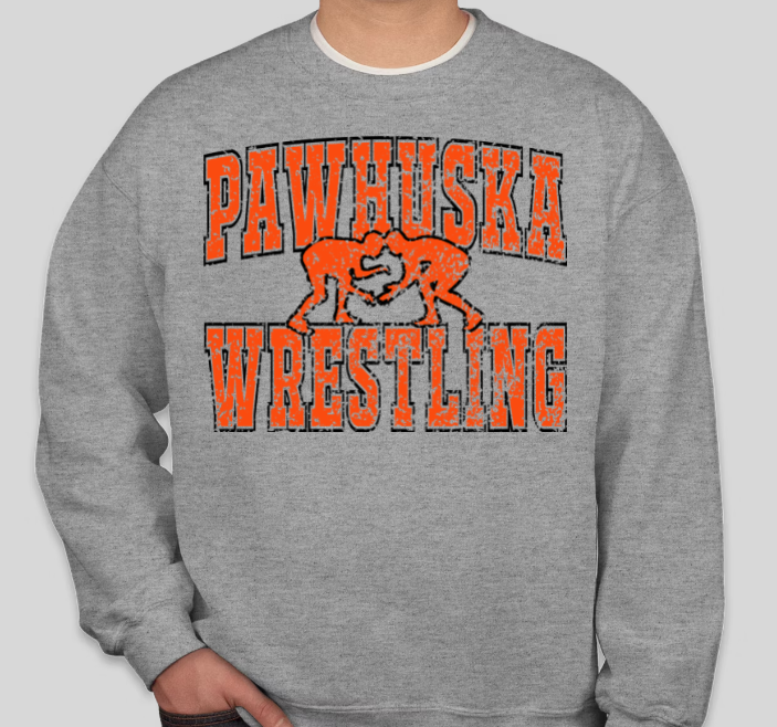 Pawhuska Huskie Wrestling Crewneck