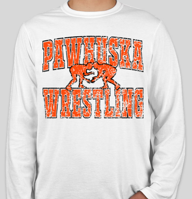 Pawhuska Huskie Wrestling Long Sleeve Tee