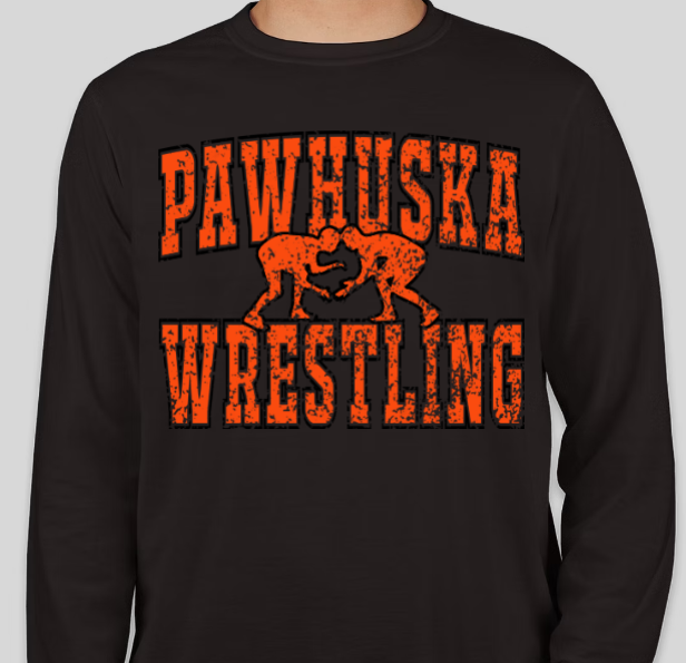 Pawhuska Huskie Wrestling Long Sleeve Tee