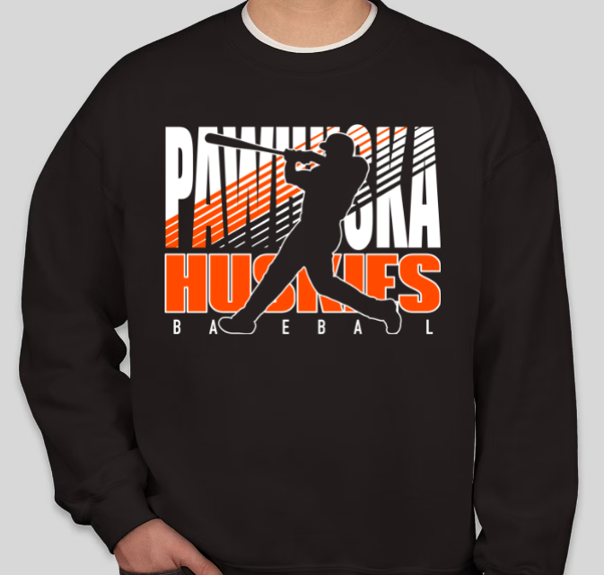 Pawhuska Baseball- Crewneck Sweatshirt