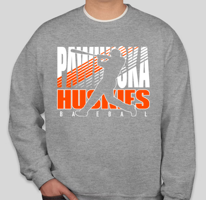 Pawhuska Baseball- Crewneck Sweatshirt