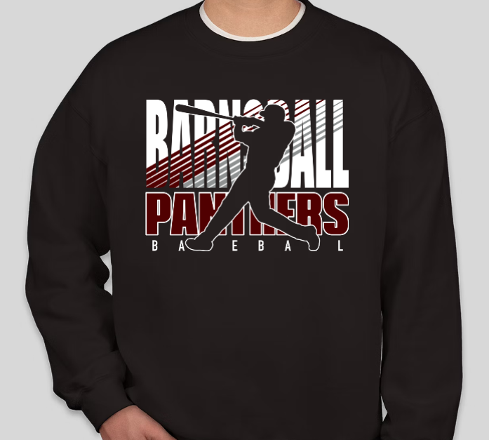 Barnsdall Panthers Baseball Crewneck