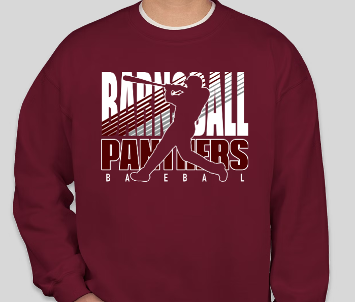 Barnsdall Panthers Baseball Crewneck