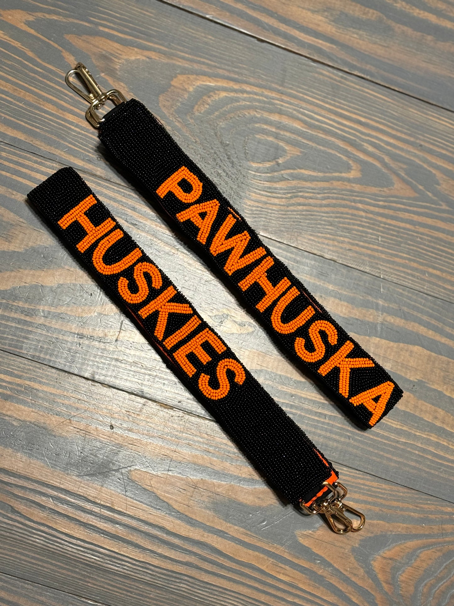 Pawhuska Huskies Beaded Purse Strap