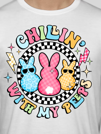 Chillin' With My Peeps - Softstyle Tee