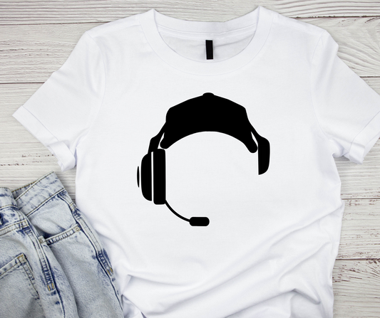 Football Headset Tee